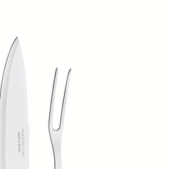 Jogo De Facas Tramontina Plenus 4 Peças Aço Inox E Cabo Polipropileno Preto Cozinha Premium