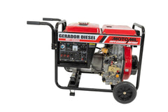 Gerador Diesel 7,5 KVA Trifásico 220V MDGT-8000CLE Motomil