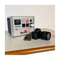 Estação de Energia Portátil Power Bank Toyama TES1650PS 110V Gerador Solar Silencioso para Camping Trailers e Emergência