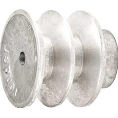 Polia alumínio 110mm 2 canais perfil b Vonder