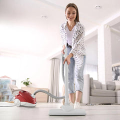 Aspirador de Pó BAS1430 1250W Britânia Vermelho Reservatório 1,5L Com Rodinhas e Acessórios 220V