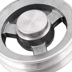 Polia alumínio 130mm 2 canais perfil a Vonder