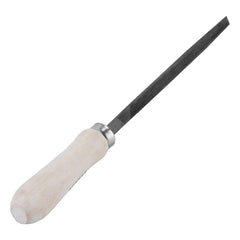 Lima Triangular Bastarda 6Pol 150mm Aço Carbono Cabo Madeira MTX 1603355 Desbaste Acabamento