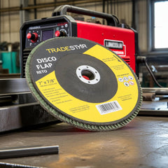 Disco Flap 180 mm G120 Fibra Reto Aço Tradestar