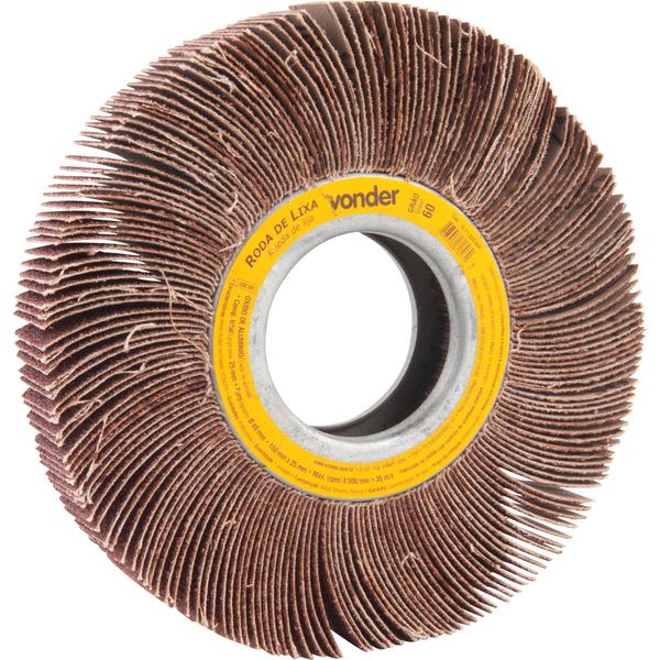 Roda de Lixa 150x25mm sem Haste G60 Vonder