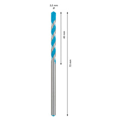 Broca Bosch Expert Cyl-9 Multiconstruction Ø3,5 X 40 X 70 mm