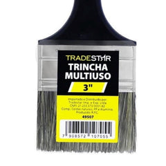 Pincel Gris 3'' Preto Tradestar