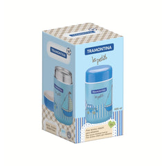 Pote Térmico Tramontina Le Petit Azul 400 Ml Infantil Aço Inox Parede Dupla