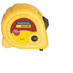 Trena Master 10m 3 Rebites Aço Temperado Corpo ABS Freio Duplo Tramontina
