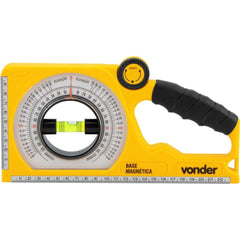 Medidor De Ângulo Inclinômetro 0-90° Base Magnética Vonder 250mm ABS