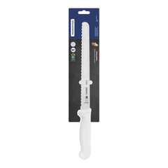 Faca Para Pão E Bolo Tramontina Profissional Master 25 Cm Aço Inox Cabo Branco