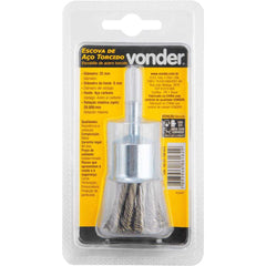 Escova Pincel Aço Inox 25mm 6mm 20000Rpm Vonder 6325100025 Resistente à Oxidação