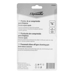 Pistola Para Limpeza Ar Comprimido 1/4'' NPT Sparta 5733355 Pressão 8 Bar Conexão Rapid