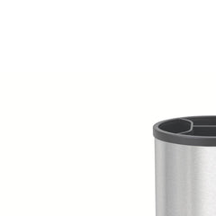 Porta-Utensílios Giratório Tramontina Plurale Aço Inox Com Divisórias E Base Em Polipropileno