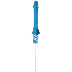 Guarda Sol Milagres 2,40 M Azul Alumínio Vareta Fibra Vidro 12702 Bel