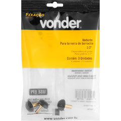 Vedante para Torneira de Borracha 1/2'' com 3 peças Vonder