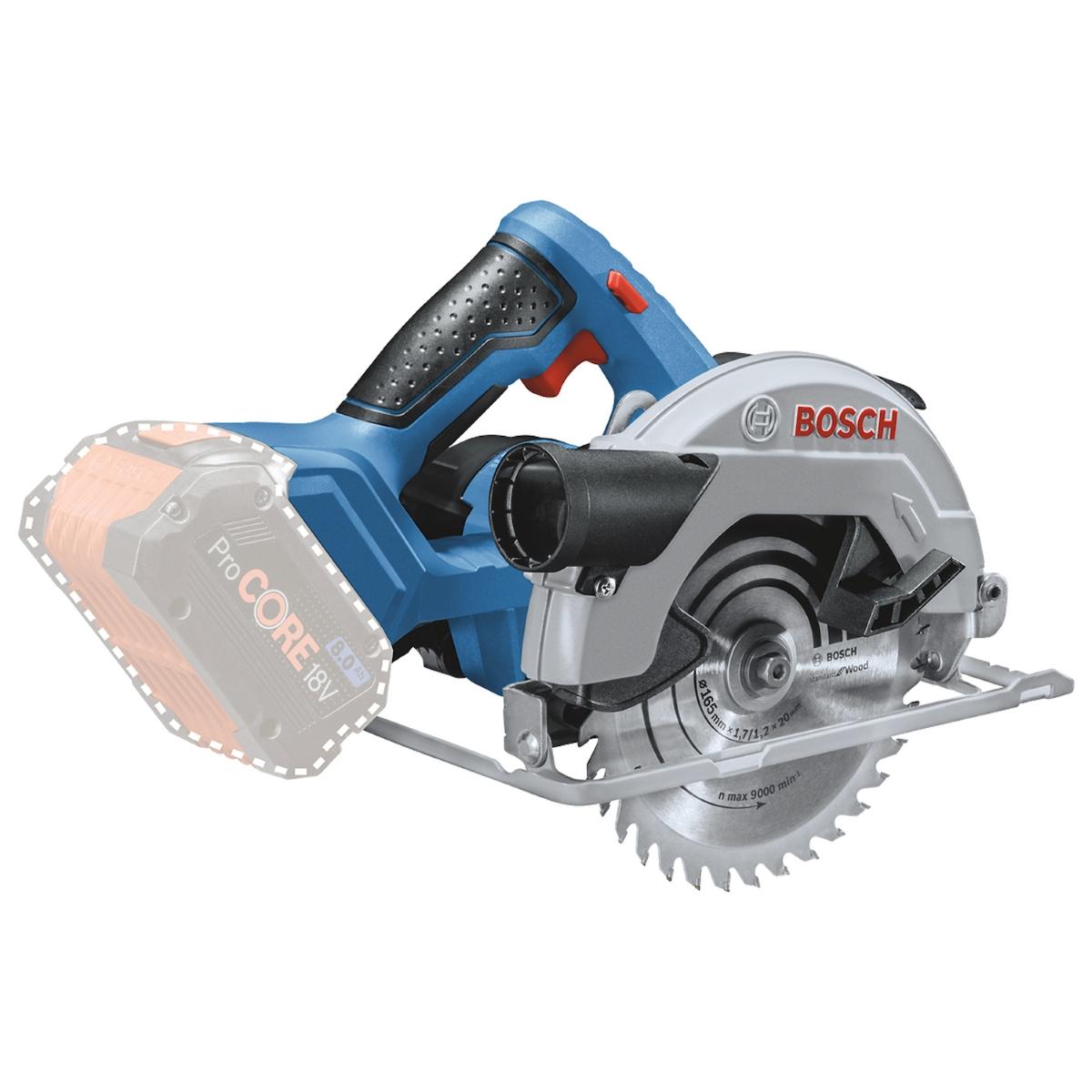 Serra Circular Bosch Gks 18V-57 Com Disco Sem Bateria