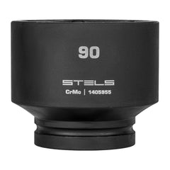 Soquete Impacto 1'' 90mm Aço Cromo Molibdênio Stels 1405955