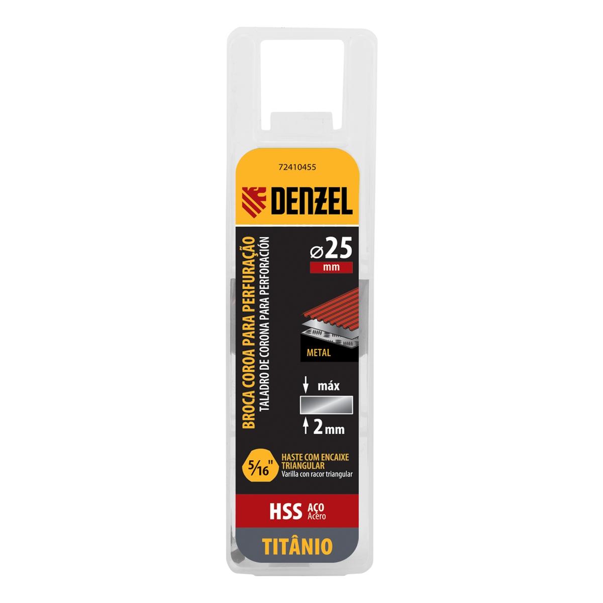 Serra Copo Para Metal 25mm Revestimento Nitreto Titânio Aço HSS Broca Centralizadora