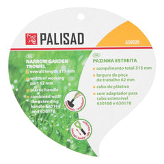 Pazinha Estreita 60 X 310 Mm Com Revestimento Protetor Cabo Emborrachado Palisad 630028