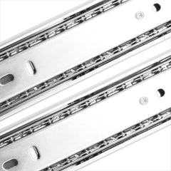 Corrediça Inox 450 com Amortecedor 2 Unidades Tradestar
