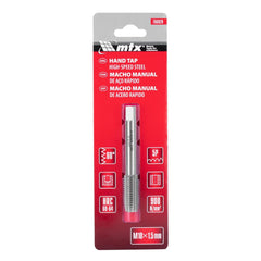 Macho Manual Aço Rápido M10 x 1,5mm HSS P6M5 Precisão Rosqueamento Interno