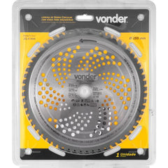 Lâmina Circular p/ Roçadeira c/ Videa 255x25,4x62 Vonder