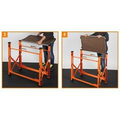 Bancada de Trabalho Dobrável Leve Compacta 0,8 Metros 200KG C56PL O Beta