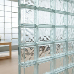 Tijolo de Vidro 19 x 19 x 8 cm Acabamento Lateral Incolor 06 Unidades Tradestar