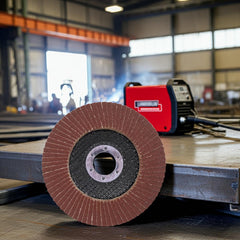 Disco Flap 115 mm G100 Fibra Reto Aço Tradestar