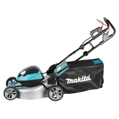 Cortador de Grama Makita DLM466Z 460mm Profissional Coletor Grande Sem Bateria e Carregador