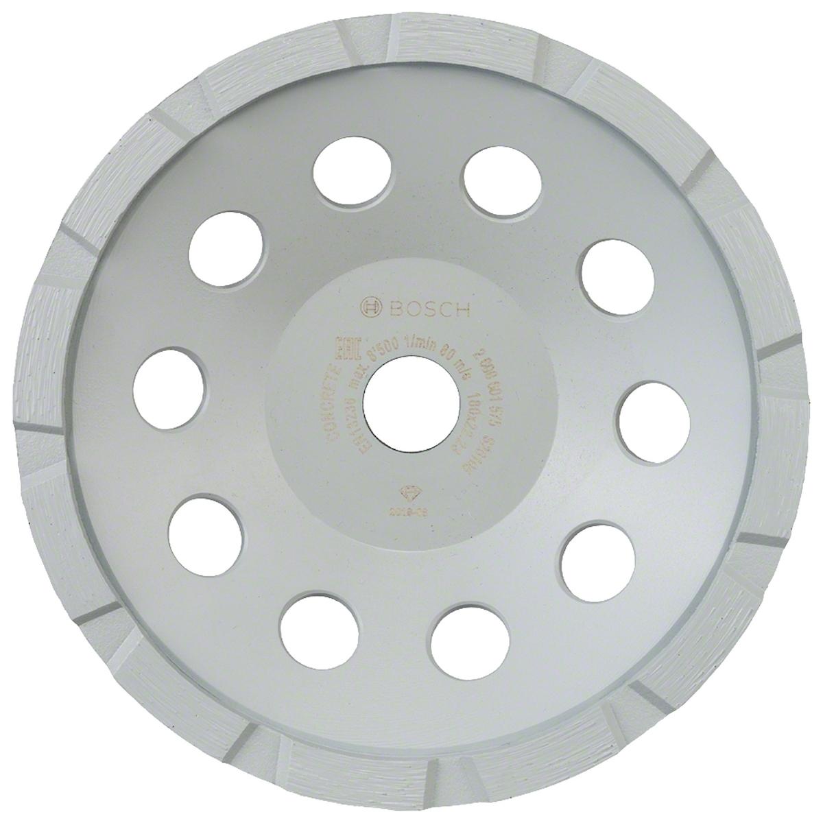 Prato Diamantado Segm. Bosch Standard Concrete 180X22,23X5mm