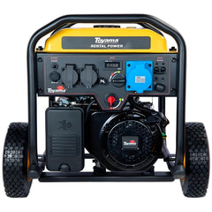 Gerador de Energia a Gasolina Toyama TG3500-RP Monofásico Bivolt 120/220V 3.5kW Partida Manual AVR para Obras e Casa