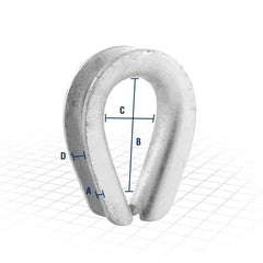 Anilha para Cabo de Aço 19,0-3/4'' Vonder Plus