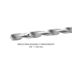 Broca para Mourão 3/8'' x 320 mm Tradestar