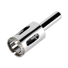 Broca Diamantada Para Vidro 22mm Haste Triangular Aço 45 MTX 726229 Furos Precisos