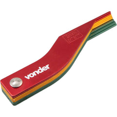 Calibre Inspeção Pastilha Freio 2-12Mm 8 Laminas Alumínio Vonder 6510008212