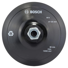 Prato Para Esmerilhadeira Com Porca M14 Bosch 125mm