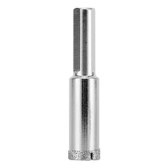Broca Diamantada Para Vidro 14mm Haste Triangular Aço 45 Perfuração Precisa Sem Lascas