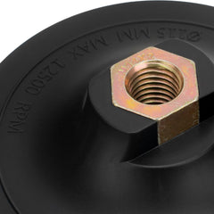 Disco Para Lixa De Velcro Com Adaptador Rosca M14 Para Furadeira 115mm 12500rpm MTX 762189