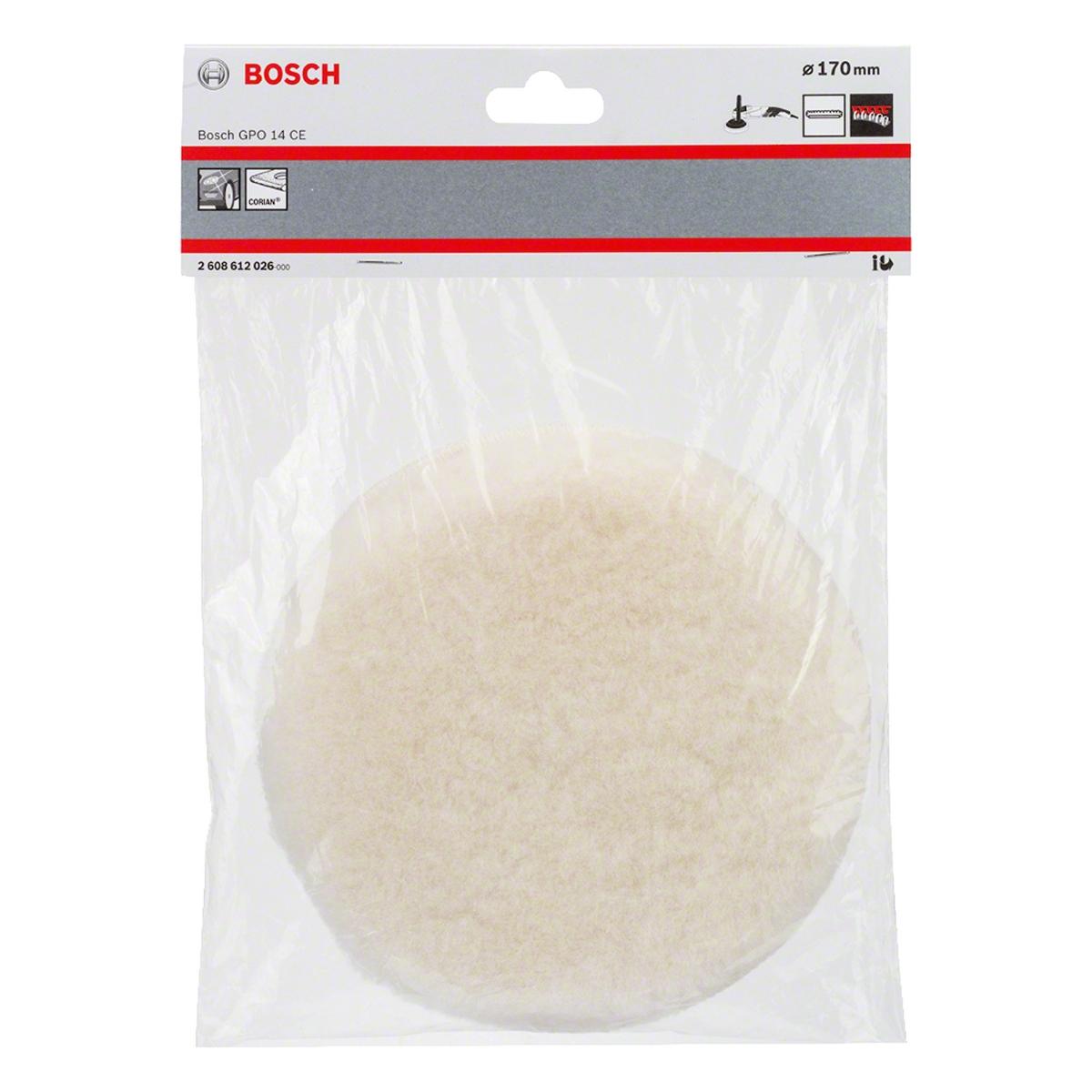Boné De Pele Para Polimento Bosch Autoaderente 170mm 1U
