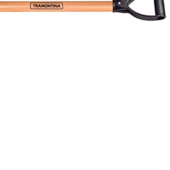 Pá Quadrada 71 cm Aço 465/30 com Cabo de Madeira e Empunhadura Plástica Ergonômica Tramontina