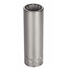 Soquete 18 mm 1/2 Estriado Resistente Aço Cromo Vanádio Hyper Drive Performance Tramontina PRO