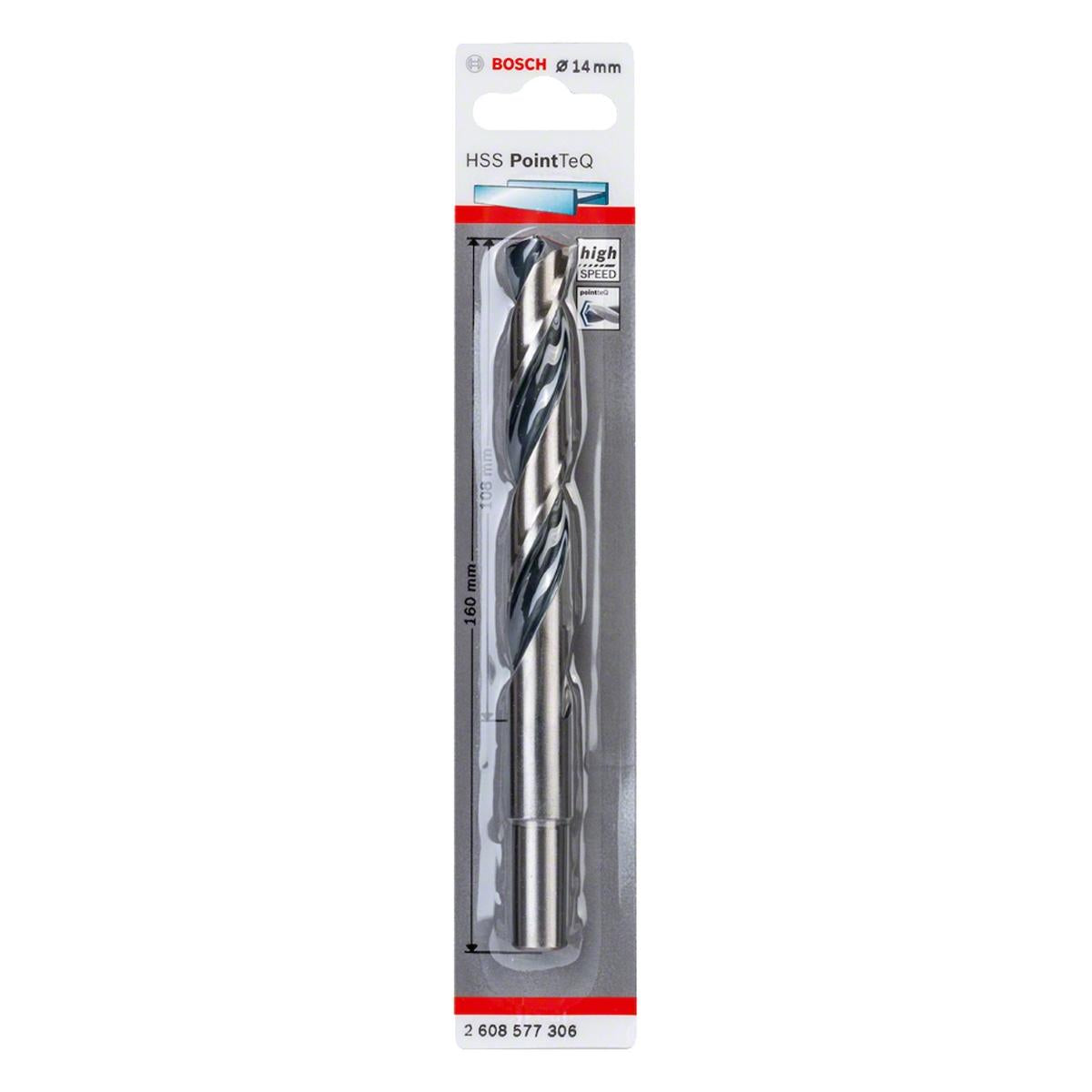 Broca Para Metal Bosch Aço Rápido Hss-Pointteq 14,0mm