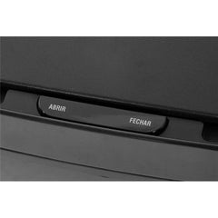 Lixeira Retangular 50L Preta Com Sensor Infravermelho Aço Inox Vonder 6356050000