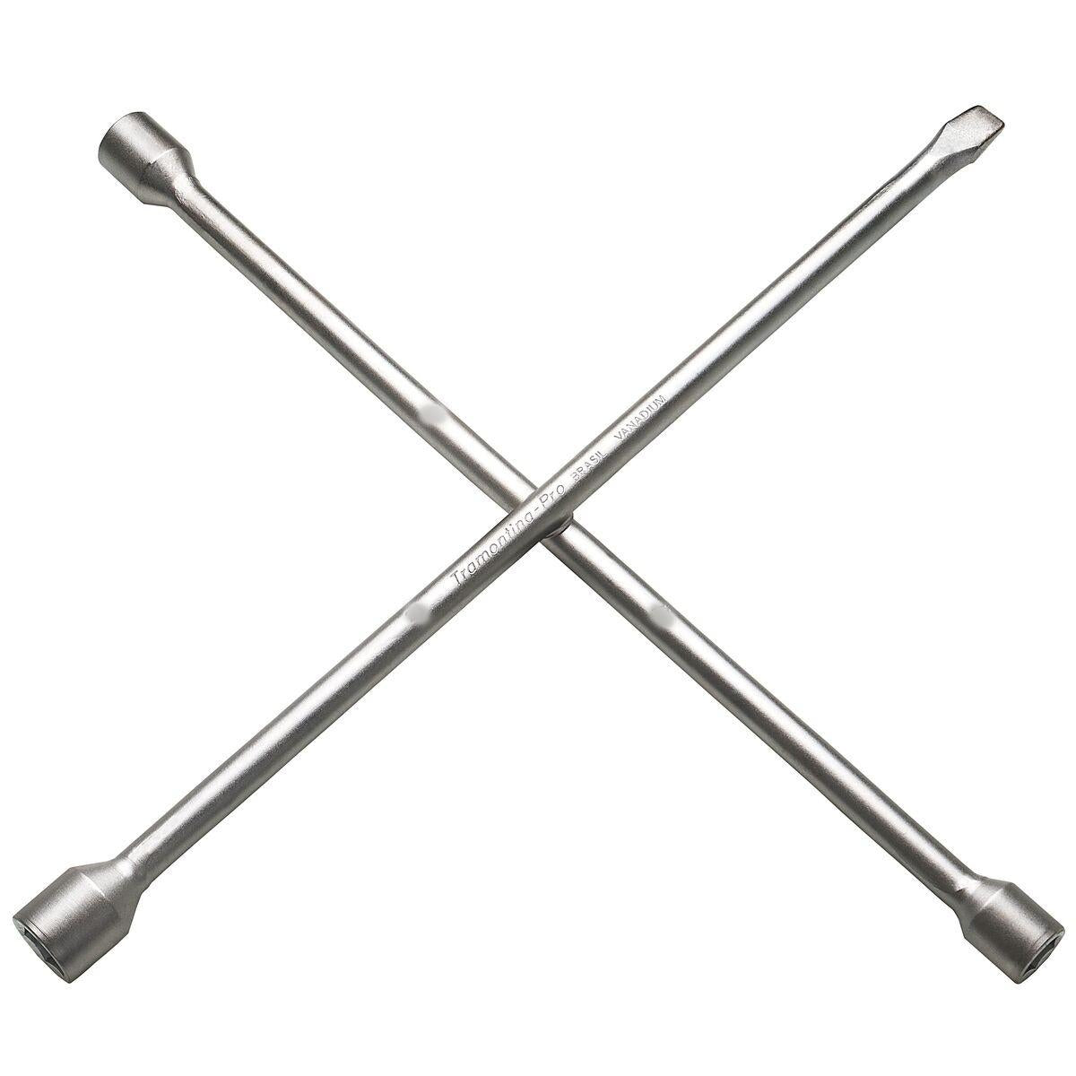 Chave De Roda Cruz Com Espátula 17x19x21mm Tramontina PRO Troca Rápida Segura