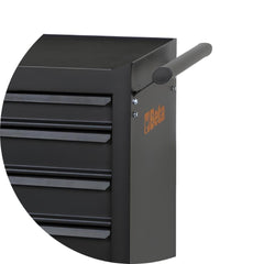 Carrinho de Ferramentas 400KG Preto 6 Gavetas com Guias Telescópicas C04-BOX-N Beta