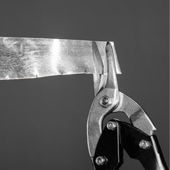 Tesoura Para Chapa Corte Direito 250mm (10'') Aço 45 Cabo Dupla Injeção Trava Segurança MTX 783329