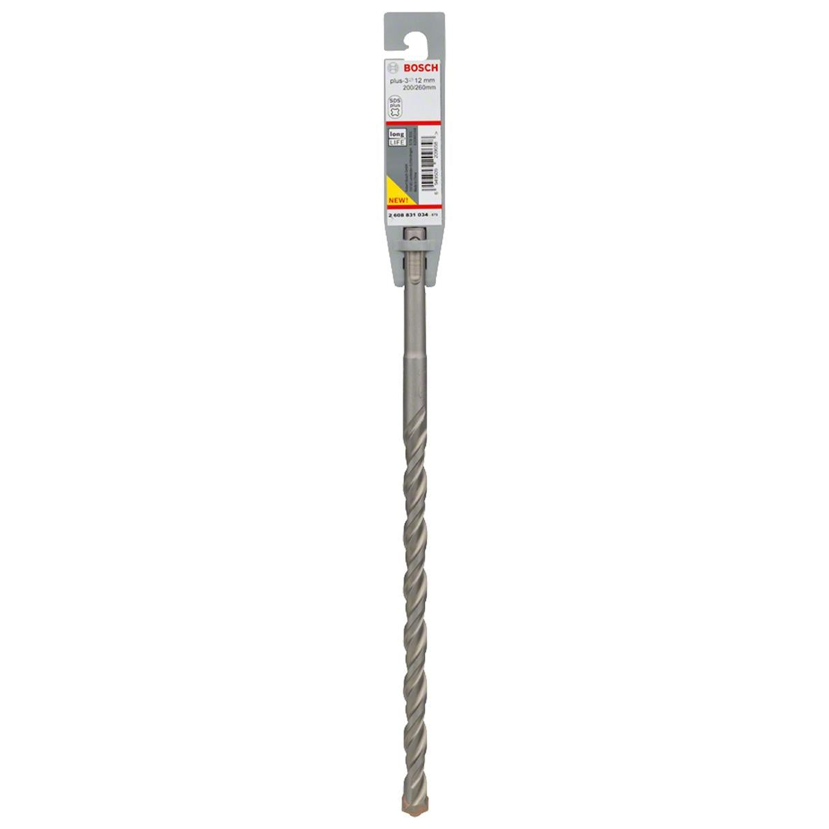 Broca Bosch Sds Plus-3 Para Concreto Ø12 X 200 X 260 mm