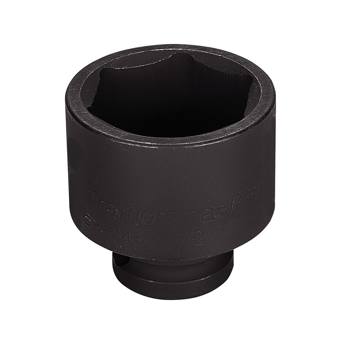 Soquete de Impacto Sextavado 36mm 1/2'' Aço Cromo Molibdênio Tramontina PRO Durável